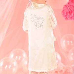 Flower Girl Robe satin